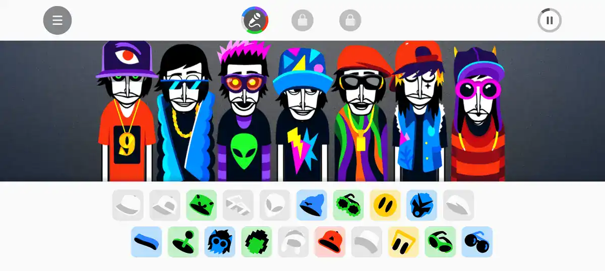Interface Incredibox V9